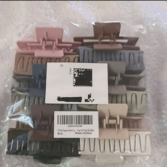 Medium Claw Clips, 12PCS Hair Clips Hold Square - Picture 3 of 4